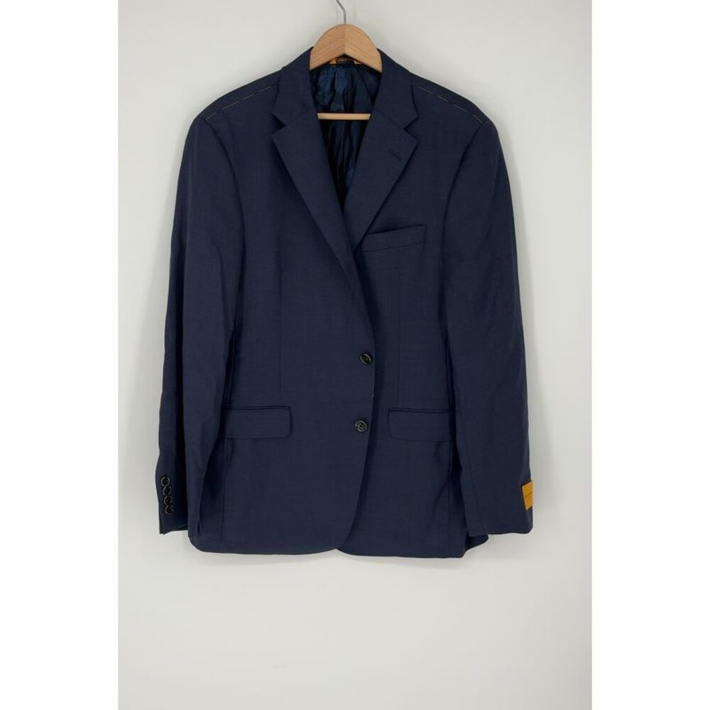 Hickey Freeman Blue Wool Blazer‎ with 2 Buttons